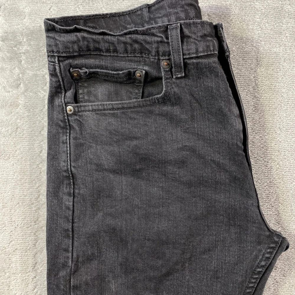 Levis Jeans 505 Mens W33 L32 Black Straight Denim Punk Grunge‎ Rock 31x29